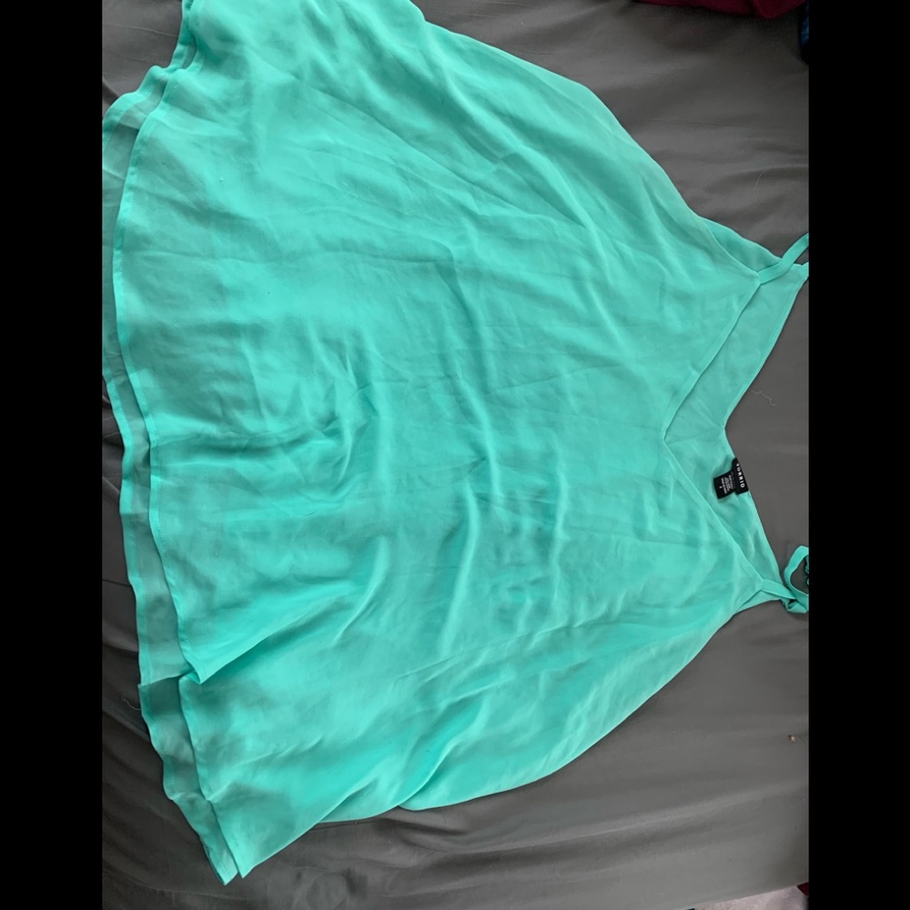 Torrid teal tank top